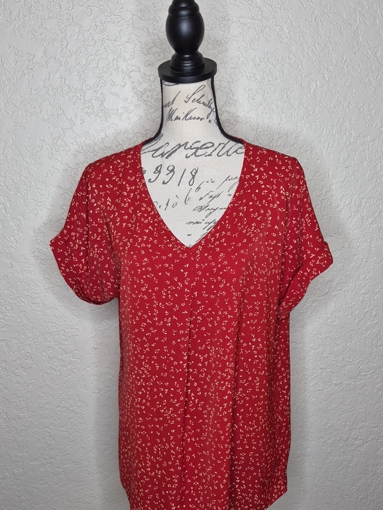 Que Zhu Tops - Que Zhu Multicolored Short Sleeve Shirt Size L